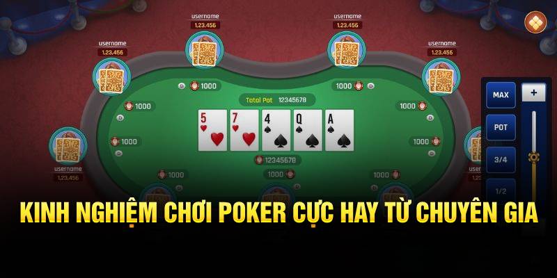 Hướng Dẫn Chơi Poker Đơn Giản Nhận Thưởng Khủng Cho Newbie