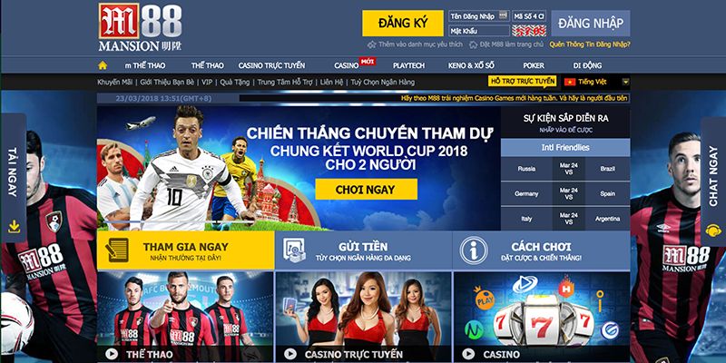 M88 - Sân chơi sôi động bậc nhất châu Á