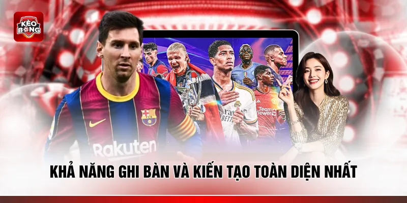 Khả năng ghi bàn và kiến tạo toàn diện nhất