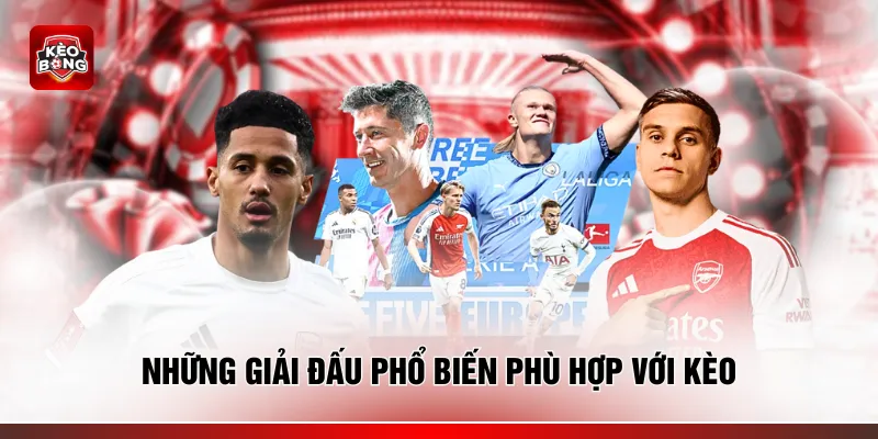 Những giải đấu phổ biến phù hợp với kèo